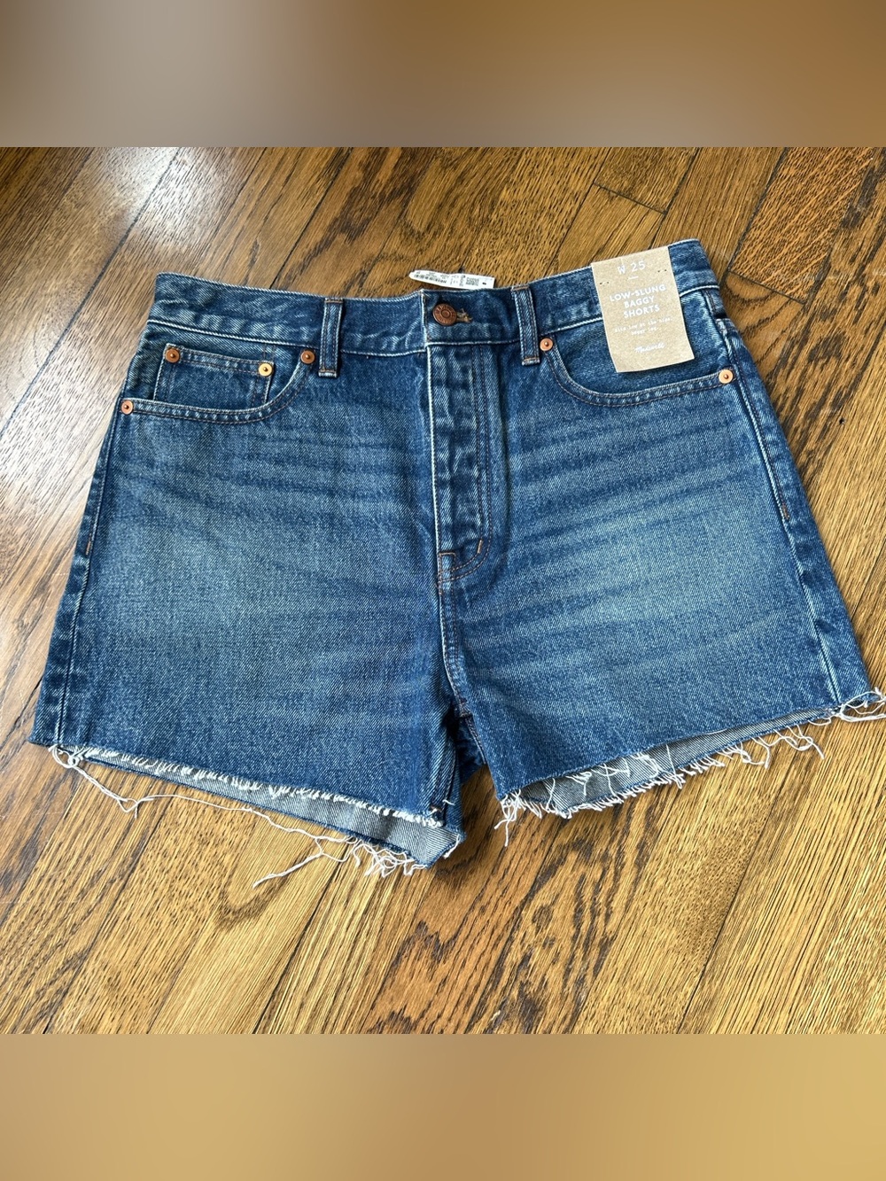 NWT Madewell Low Slung Baggy Shorts